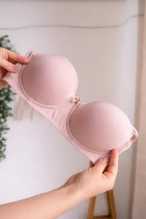 Blush Pink Push-Up Bra for Women