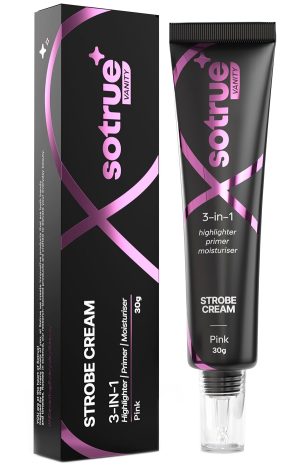 Trendore™ Pink Glow 3-in-1 Strobe Cream – Instant Radiance Booster