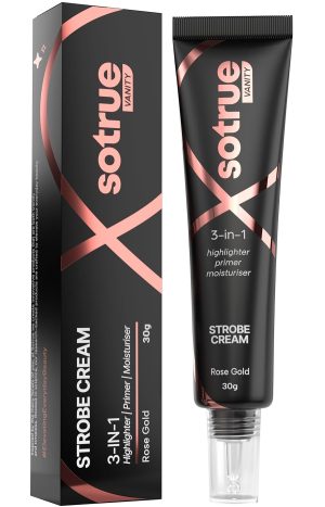 Trendore™ 3-in-1 Strobe Cream – Rose Gold Glow Primer